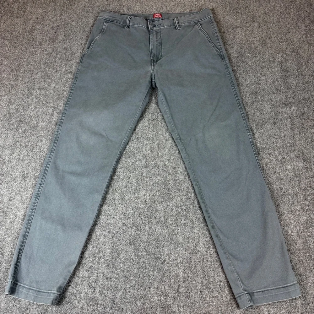 Levis XX Chino Standard Taper Gray Pants Mens W32 L30
